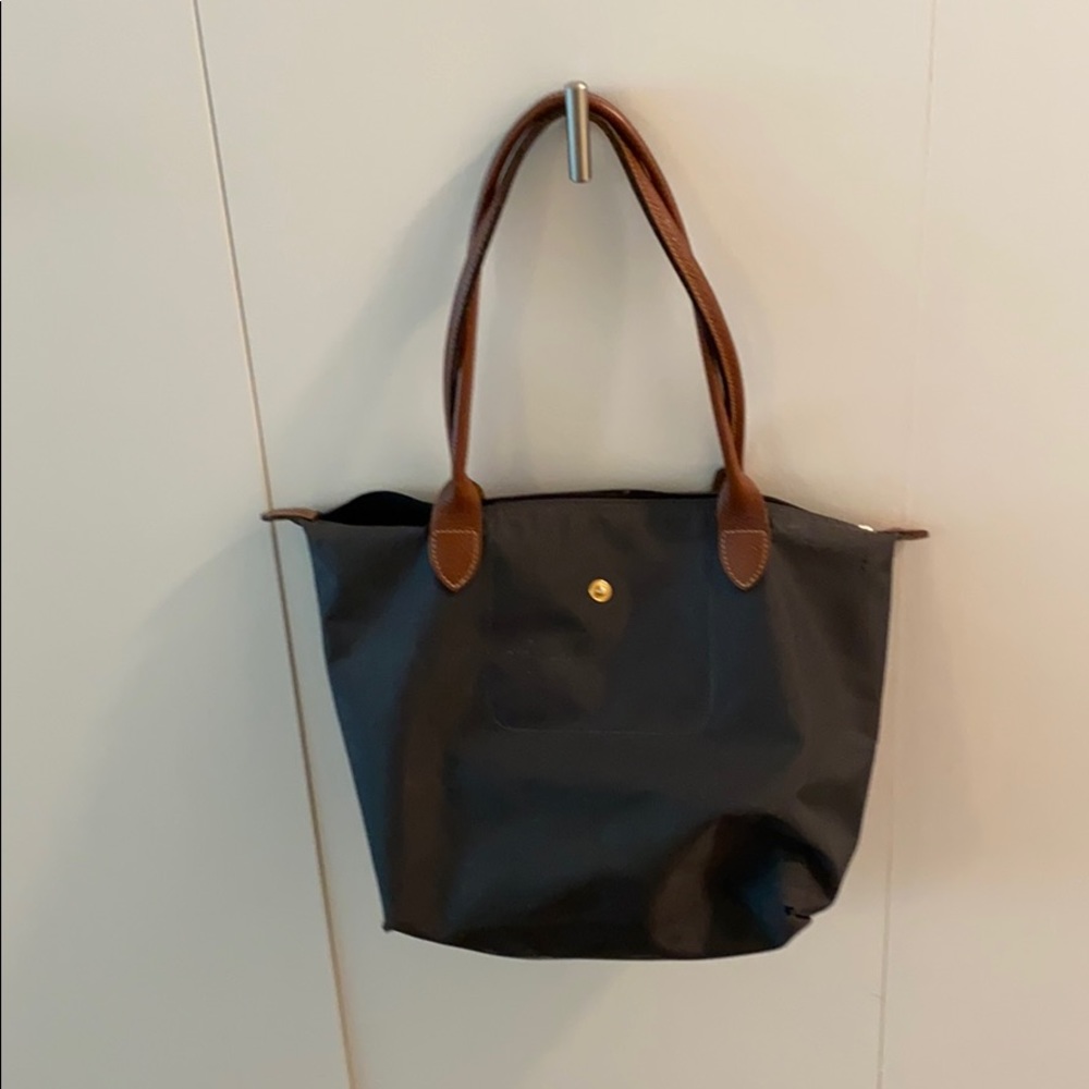 Long champ Grey Bag
